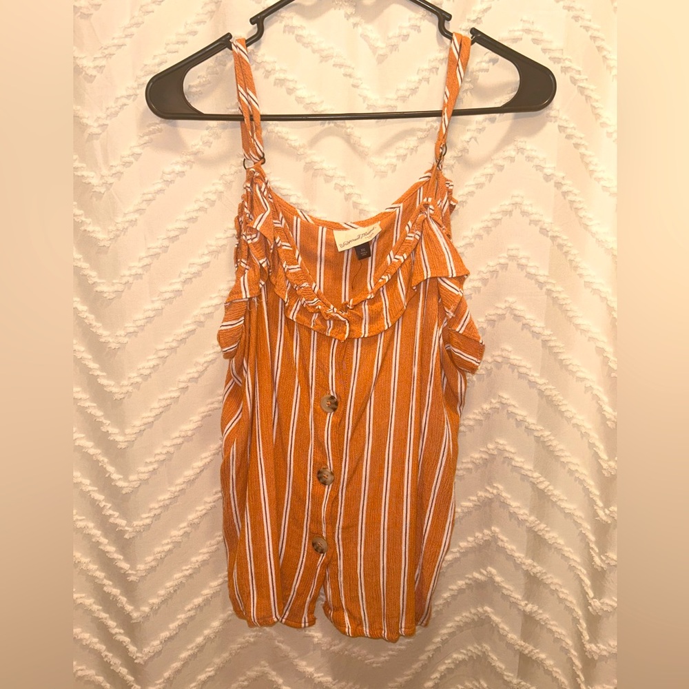 Orange tank top
